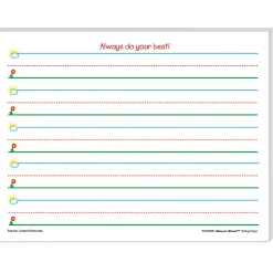 Teacher Created Resources Smart Start K-1 Writing Paper, 8-1/2” x 11”, Primary Rule, White, 100 Sheets Per Pack, Set Of 2 Packs