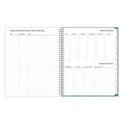 Teacher Lesson Planner BS Ditsy Dapple 8.5x11 AY26–27 W/M