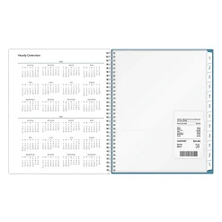 Teacher Lesson Planner BS Ditsy Dapple 8.5x11 AY26–27 W/M