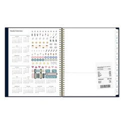 Teacher Lesson Planner BS Solid Navy PP 8.5x11 AY26–27