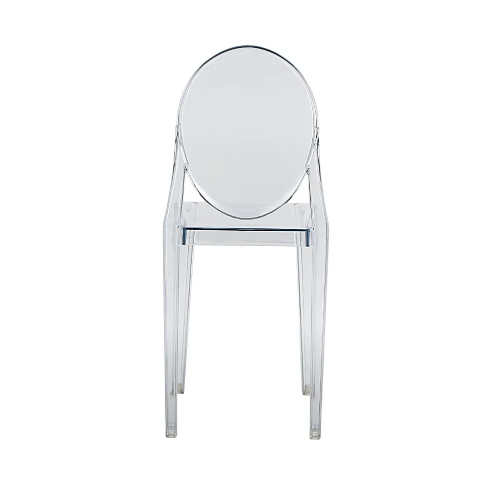 Techni Home Acrylic Ghost Event Stacking Chairs, Clear, Total Qty 4