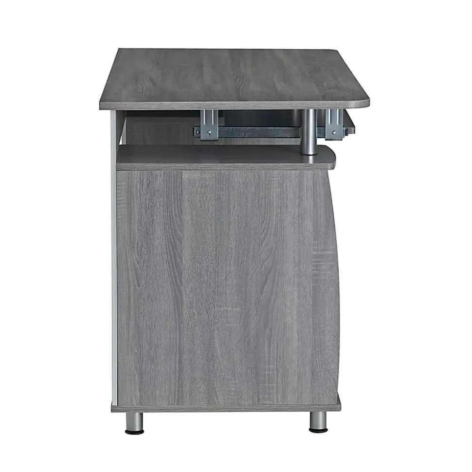 Techni Mobili Complete Workstation 48"W Computer Desk With Storage, Gray