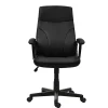 Techni Mobili Ergonomic Faux Leather Mid-Back Executive Office Chair, Black, Total Qty 1