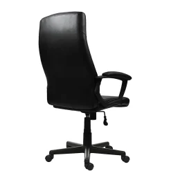 Techni Mobili Ergonomic Faux Leather Mid-Back Executive Office Chair, Black, Total Qty 1
