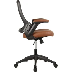 Techni Mobili Ergonomic Mesh Mid-Back Task Chair, Brown