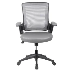 Techni Mobili Ergonomic Mesh Mid-Back Task Chair, Gray