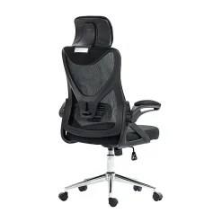 Techni Mobili Ergonomic Mesh High-Back Executive Office Chair, Black