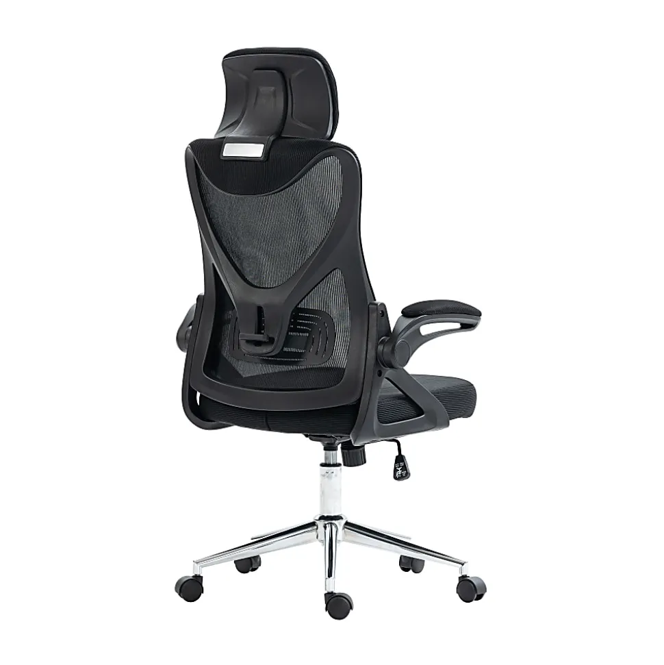 Techni Mobili Ergonomic Mesh High-Back Executive Office Chair, Black