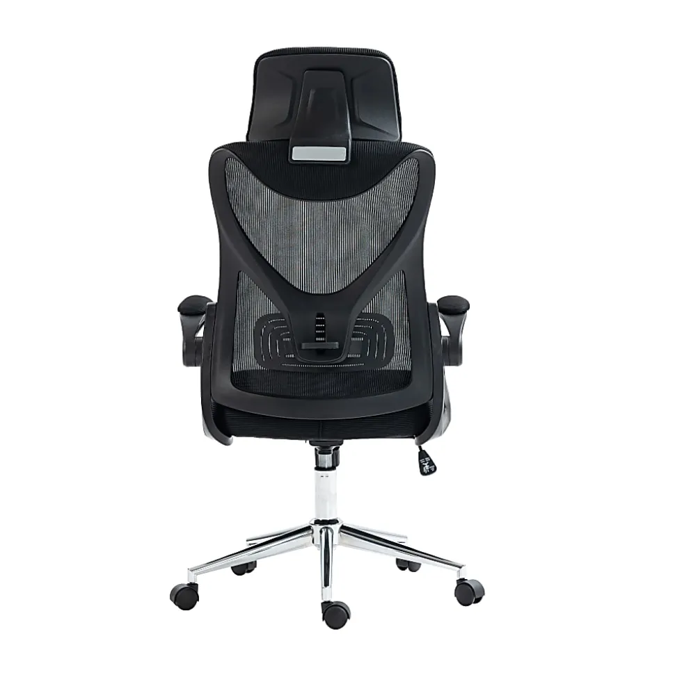 Techni Mobili Ergonomic Mesh High-Back Executive Office Chair, Black