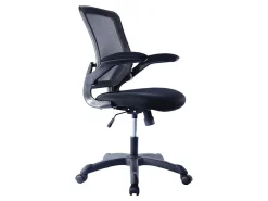 Techni Mobili Ergonomic Mesh High-Back Task Chair, Black
