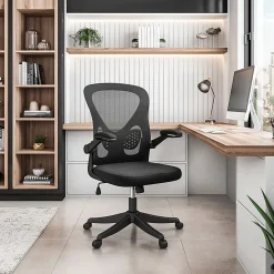 Techni Mobili Ergonomic Mesh High-Back Task Chair, Black