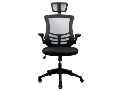 Techni Mobili Modern Ergonomic Mesh High-Back Executive Office Chair, Black, Total Qty 1