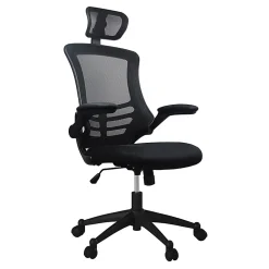 Techni Mobili Modern Ergonomic Mesh High-Back Executive Office Chair, Black, Total Qty 1