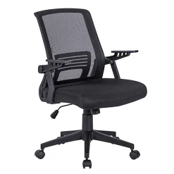 Techni Mobili RTA-3245C-BK Office Mesh Chair, Black