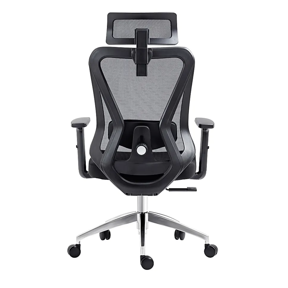Techni Mobili Truly Ergonomic Mesh High-Back Task Chair, Black, Total Qty 1