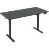 Techni Mobili 55”W Electric Adjustable Height Standing Desk, Black, Total Qty 1