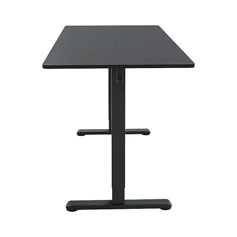 Techni Mobili 55”W Electric Adjustable Height Standing Desk, Black, Total Qty 1