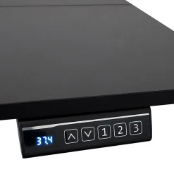 Techni Mobili 55”W Electric Adjustable Height Standing Desk, Black, Total Qty 1