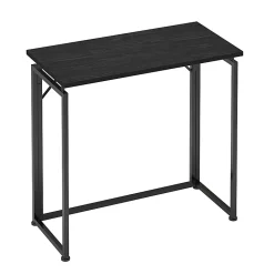 Techni Mobili 32”W Folding Writing Desk, Black, Total Qty 1