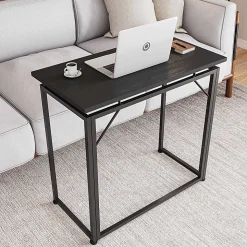 Techni Mobili 32”W Folding Writing Desk, Black, Total Qty 1