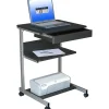 Techni Mobili 22"W Laptop Table Standing Desk, Graphite
