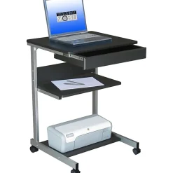 Techni Mobili 22"W Laptop Table Standing Desk, Graphite