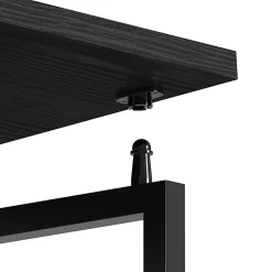 Techni Mobili 40"W Space-Saving Folding Writing Desk, Black, Total Qty 1