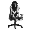 Techni Sport Ergonomic Faux Leather Computer Gaming Chair, White/Black