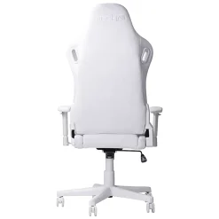 Techni Sport Ergonomic Velvet Computer Gaming Chair, White