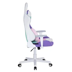 Techni Sport Kawaii Ergonomic Faux Leather Computer Gaming Chair, Multicolor