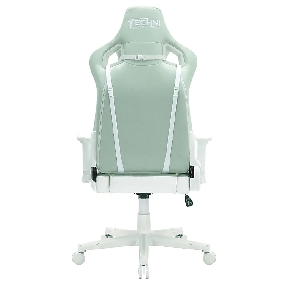 Techni Sport Pastel Series Ergonomic Faux Leather Computer Gaming Chair, Mint Green
