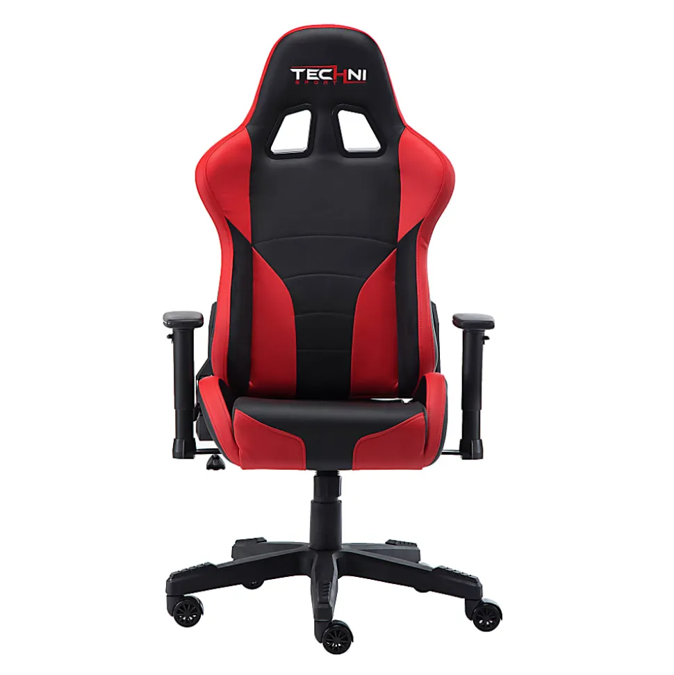 Techni Sport RTA-TS90-RED Ergonomic Faux Leather Computer Gaming Chair
