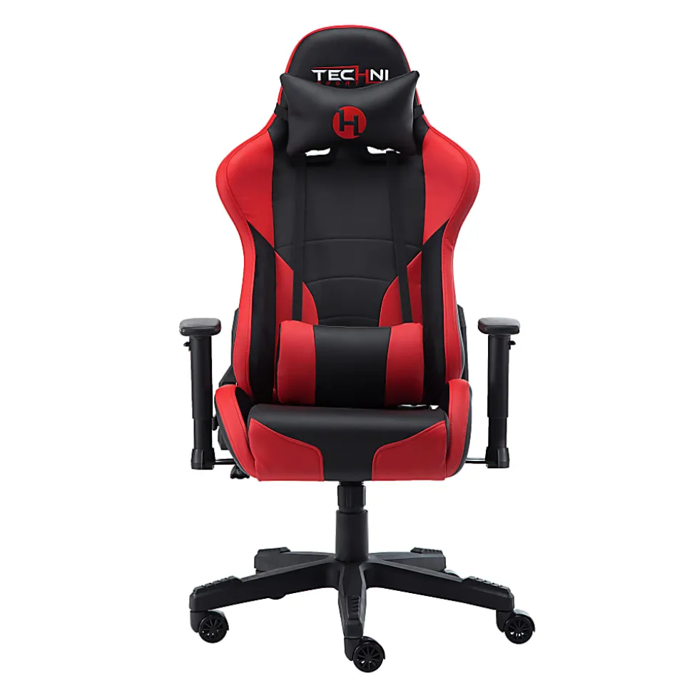 Techni Sport RTA-TS90-RED Ergonomic Faux Leather Computer Gaming Chair