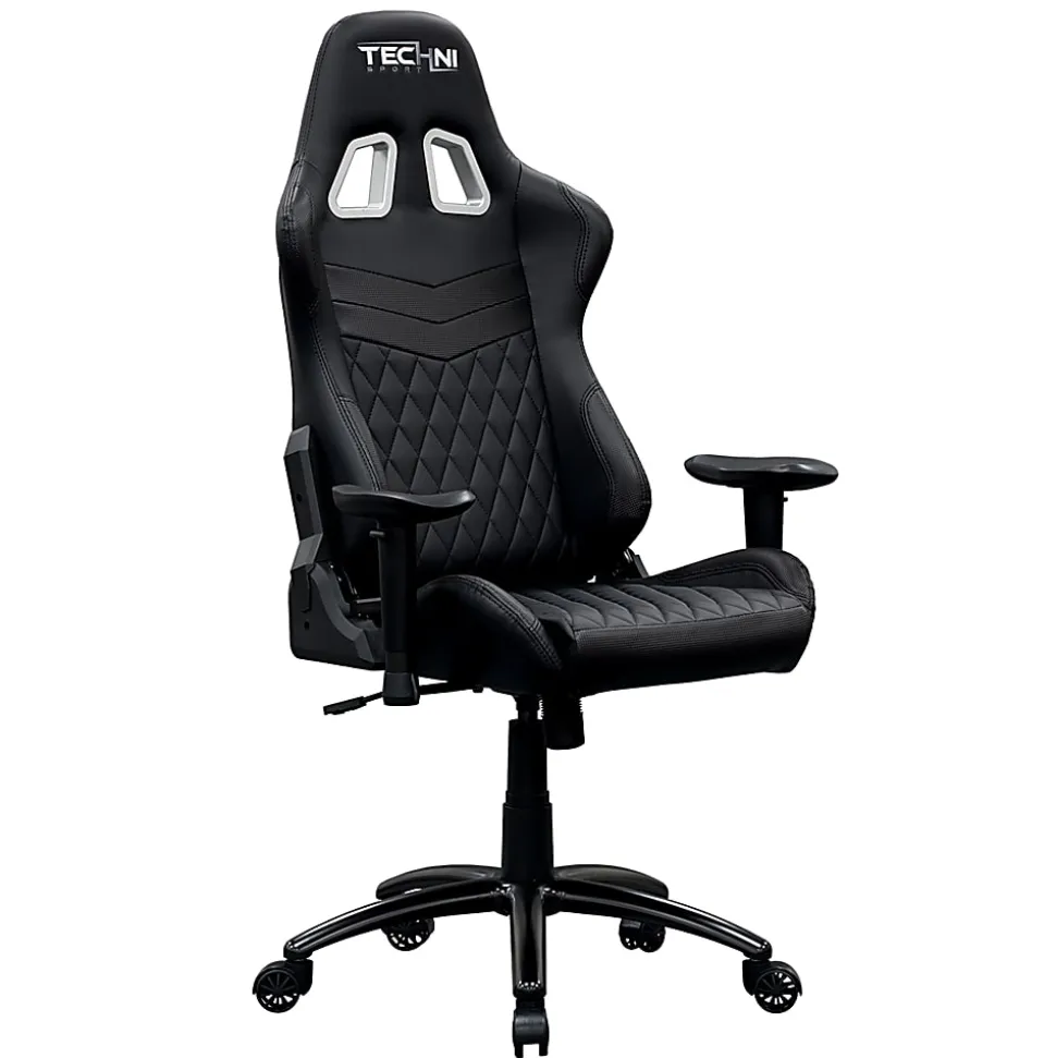 Techni Sport TS51-BK Ergonomic Faux Leather Computer Gaming Chair