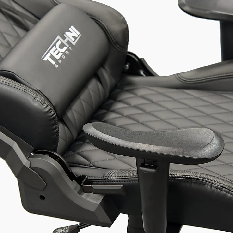 Techni Sport TS51-BK Ergonomic Faux Leather Computer Gaming Chair