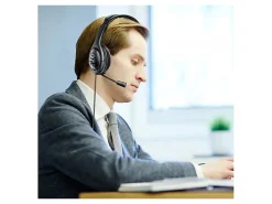 Techprotectus Noise Cancelling Headset, USB Connector, Black, TP-H13H-USB