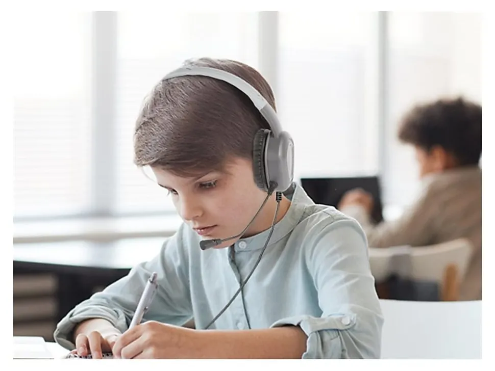 Techprotectus USB Noise Cancelling Headset, With Boom Mic, USB Connector, Black, TP-H16-USBBV