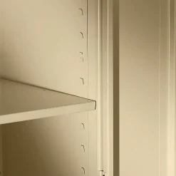 Tennsco Deluxe Steel Storage Cabinet, 4 Adjustable Shelves, 78