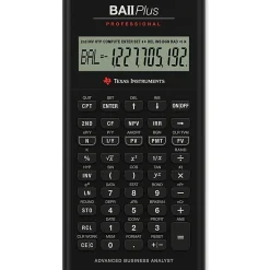Texas Instruments® BA II Plus Professional Calculator