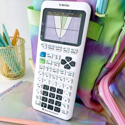Texas Instruments TI-84 Evo Graphing Calculator, White, Total Qty 1