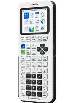 Texas Instruments TI-84 Evo Graphing Calculator, White, Total Qty 1