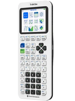 Texas Instruments TI-84 Evo Graphing Calculator, White, Total Qty 1