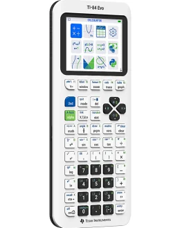 Texas Instruments TI-84 Evo Graphing Calculator, White, Total Qty 1