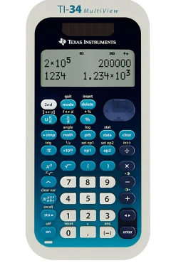 Texas Instruments® TI-34 MultiView™ Scientific Calculator