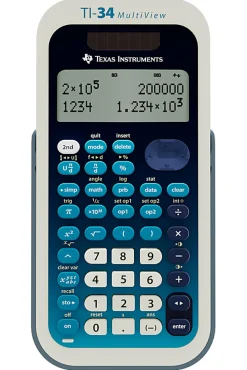 Texas Instruments® TI-34 MultiView™ Scientific Calculator