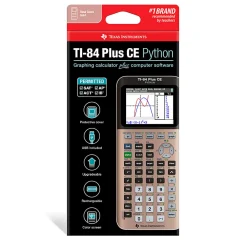 Texas Instruments® TI-84 Plus CE Color Graphing Calculator, Rose Gold