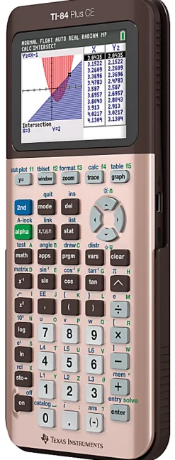Texas Instruments® TI-84 Plus CE Color Graphing Calculator, Rose Gold