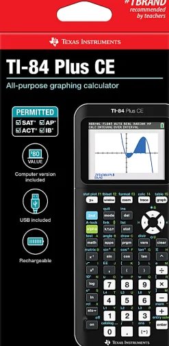 Texas Instruments® TI-84 Plus CE Graphing Calculator