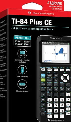 Texas Instruments® TI-84 Plus CE Graphing Calculator