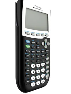 Texas Instruments® TI-84 Plus Graphing Calculator, Black/Silver/White